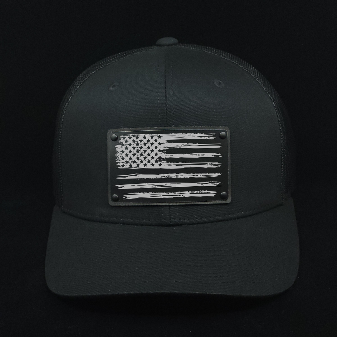 Distressed American Flag Snapback