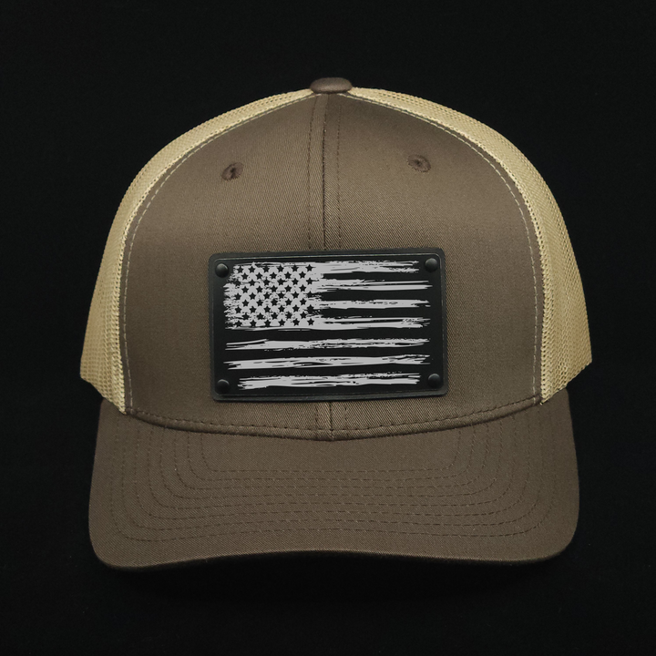 Distressed American Flag Snapback