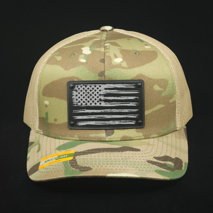 Distressed American Flag Snapback