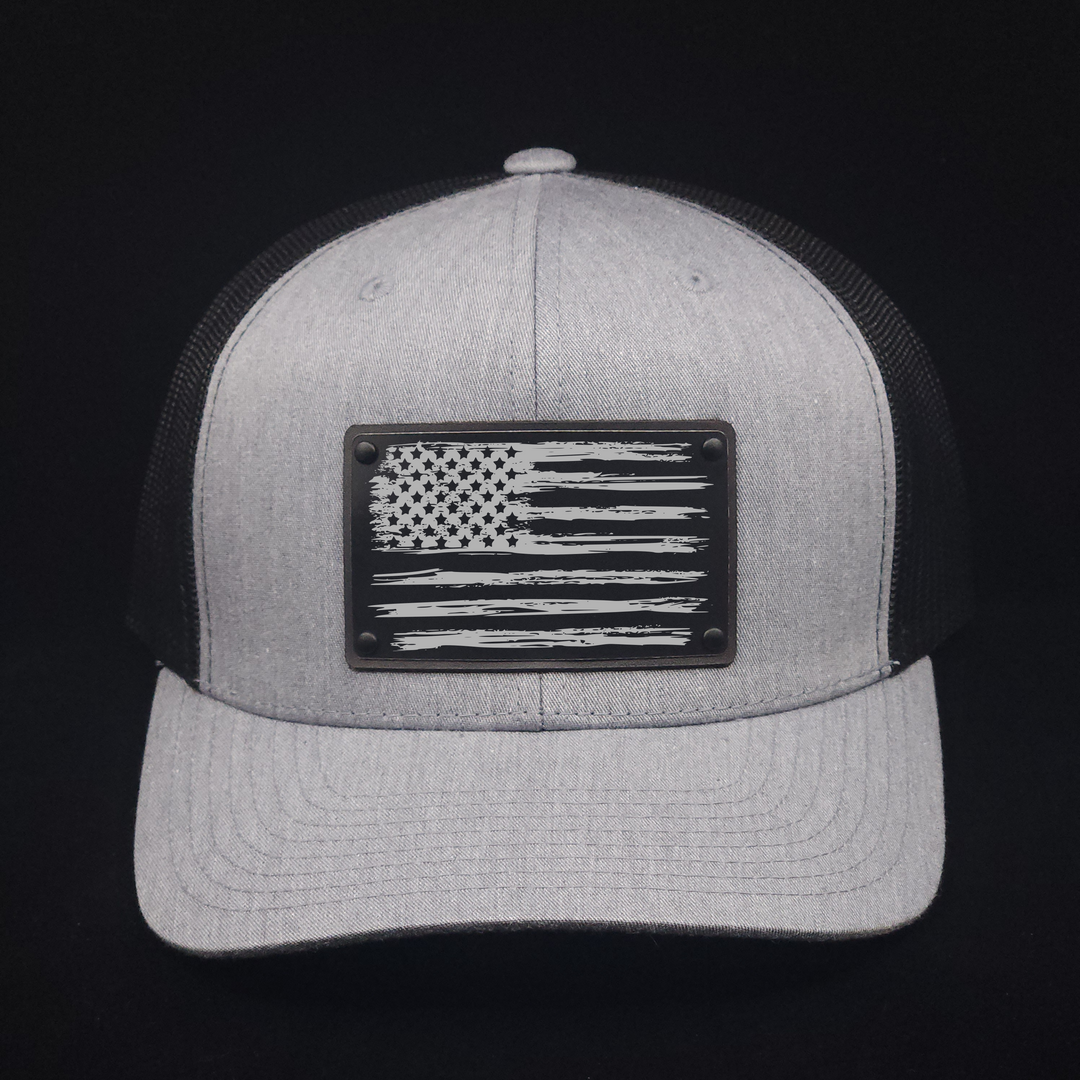 Distressed American Flag Snapback