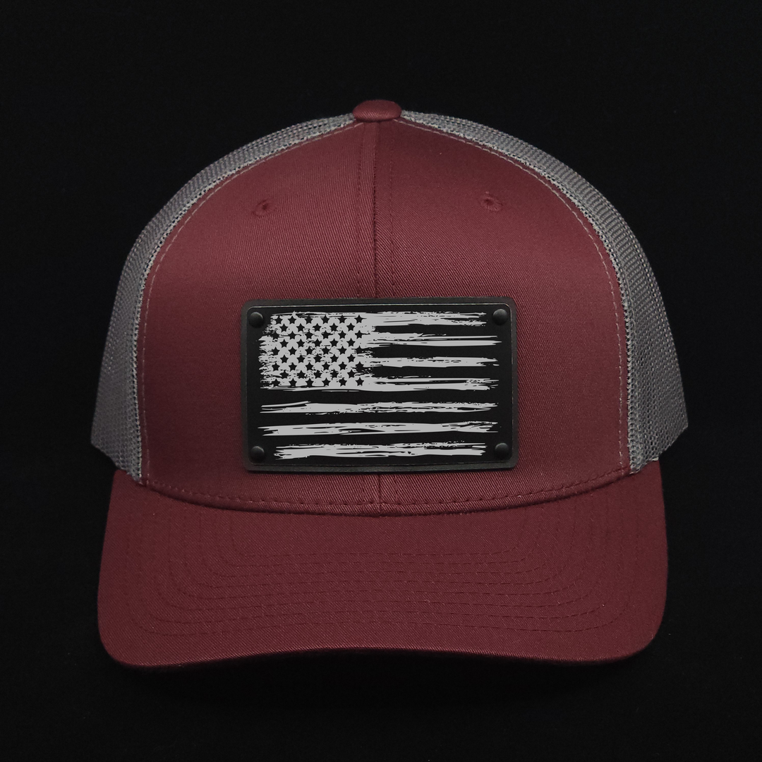 Distressed American Flag Snapback