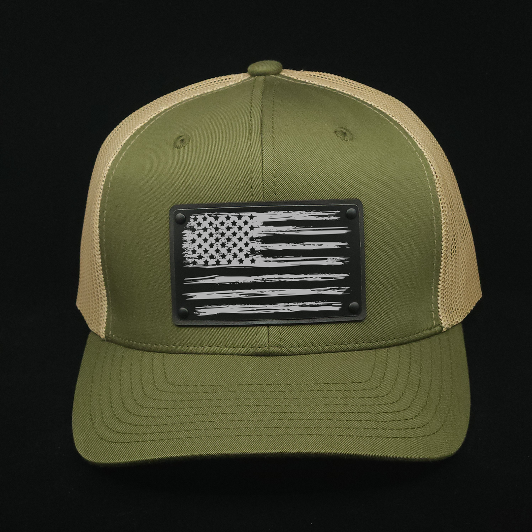 Distressed American Flag Snapback