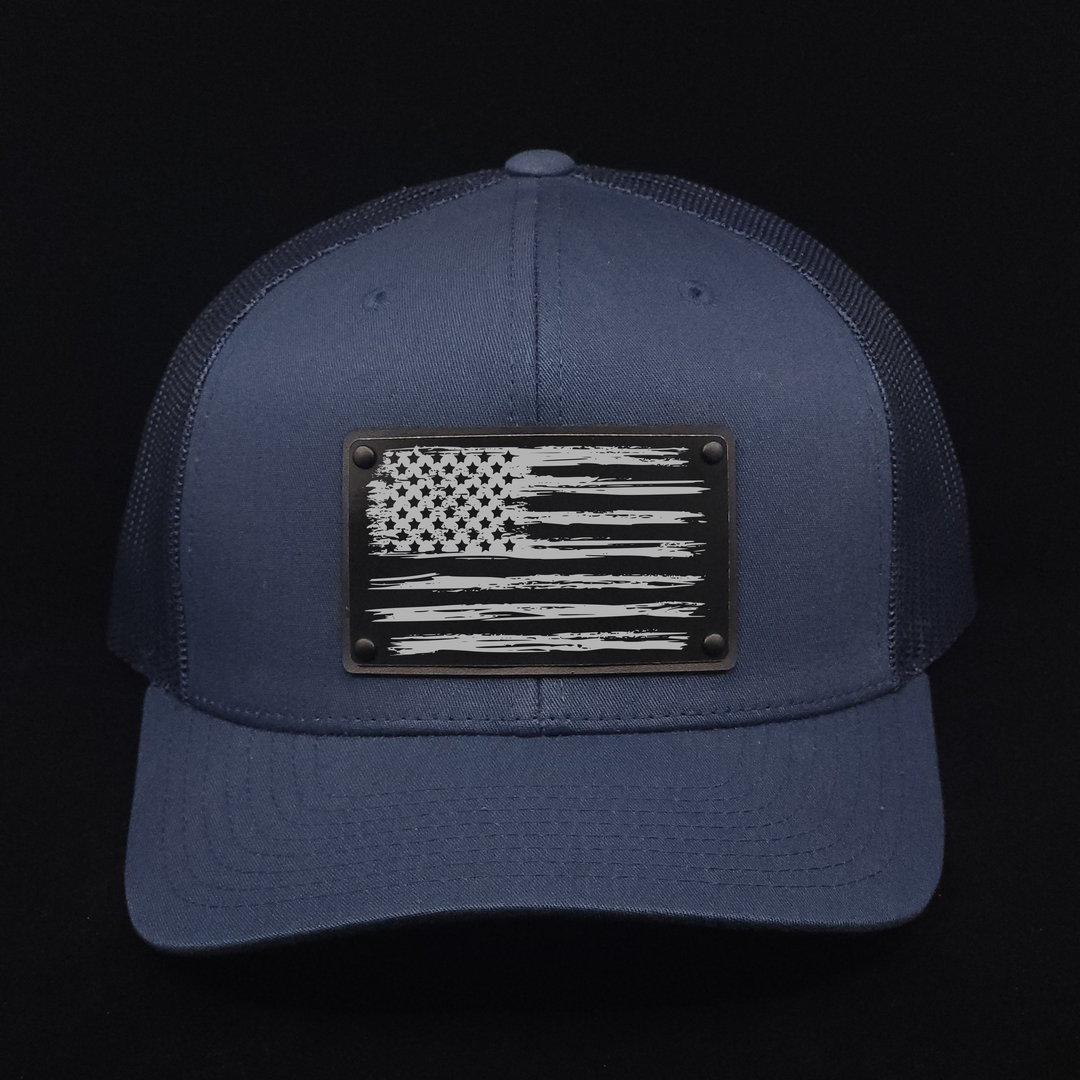 Distressed American Flag Snapback